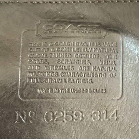 Vintage 1980s Coach Carrier Bag - Picture 3 of 6